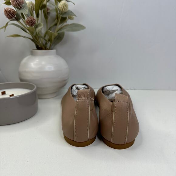 New Everlane The Day Glove Flats Leather Slip On Italian Tan Women 11 NWOB - Picture 2 of 7